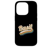 Vintage Basil Nome Personalizzato Basil Custodia per iPhone 14 Pro