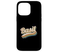 Vintage Basil Nome Personalizzato Basil Custodia per iPhone 14 Pro Max
