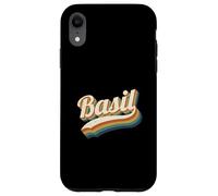 Vintage Basil Nome Personalizzato Basil Custodia per iPhone XR