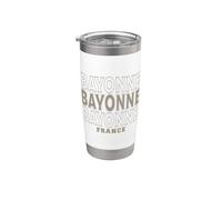 Vintage Bayonne Francia Bicchiere termico in acciaio inox doppia parete