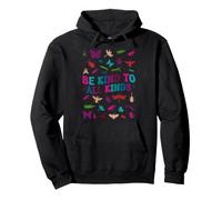 Vintage Be Kind To all Kinds Bugs Insect Lover Kindness Felpa con Cappuccio