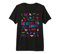 Vintage Be Kind To all Kinds Bugs Insect Lover Kindness Maglietta Premium