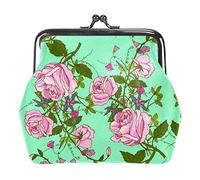Vintage Beautiful Roses Portamonete Portamonete Portamonete Portamonete Regali per Donna Bambini Portachiavi