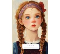 Vintage Beauty To Do List: Charming to do list notebook featuring a cute girl with golden-brown braids, a pink headband, and a stunning vintage dress.