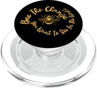 Vintage Bee Il Cambiamento Che Vuoi Vedere Nel Mondo PopSockets PopGrip per MagSafe
