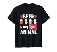 Vintage Beer is My Spirit Animal Maglietta