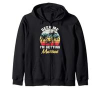 Vintage Beer Me I'm Getting Married Drinking Team Beer Lover Felpa con Cappuccio