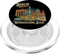 Vintage Berlino Germania Viaggio Souvenir Città Turistica Regalo PopSockets PopGrip per MagSafe