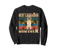 Vintage Best Dog Mom Ever Labrador Retriever Mothers Day Felpa