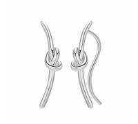 Vintage Best Friends Filo Lungo Filo Orecchio Climber Orecchini Geometria Nodo Fatto A Mano Personalità Trail Pin Orecchino regali di moda