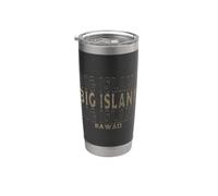 Vintage Big Island Hawaii Bicchiere termico in acciaio inox doppia parete