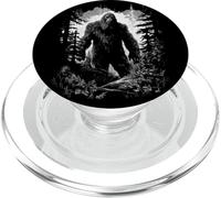 Vintage Bigfoot Mitico Sasquatch Grafica in bianco e nero PopSockets PopGrip per MagSafe