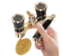 Vintage Binoculars, Compact Adjustable Handle Glasses, Portable Foldable Design, Elegant Theater Binoculars for Music Concerts Cinema Shows, Traveling Sightseeing Sport Games Outdoor Events