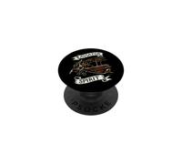 Vintage Biplane Aviator Spirit Retro Airplane Pilot PopSockets PopGrip Adesivo