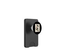 Vintage Black Corvo Disegno Inchiostro Stile Giapponese Uccello Art PopSockets PopWallet per MagSafe