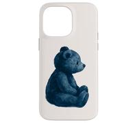 Vintage Blue Teddy Bear Lovers GIrl Women Custodia per iPhone 14 Pro Max