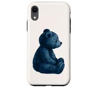 Vintage Blue Teddy Bear Lovers GIrl Women Custodia per iPhone XR