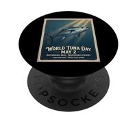 Vintage BluefinTuna 2 maggio Giornata Mondiale PopSockets PopGrip Adesivo