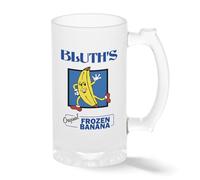 Vintage Bluth's Frozen Banana - Classic TV Parody Trasparente tazza di birra Stein 0.5L
