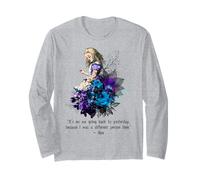 Vintage Book Citazione It's No Use Going Back to Yesterday... Maglia a Manica