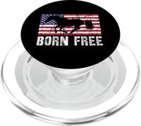Vintage Born Free Horse Bandiera Americana Wild Mustang PopSockets PopGrip per MagSafe