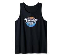 Vintage Born in 1930 Blue And Orange Sunset 96th Birthday Canotta