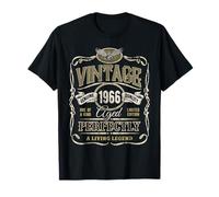 Vintage Born In 1966 Classic 59th Birthday Maglietta