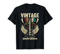 Vintage Born In 1985 40° compleanno Regali 40 Anni Chitarra Maglietta