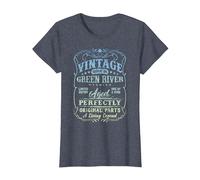 Vintage Born in Green River Wyoming Classic Birthday Maglietta, Donna, Pervinca, S