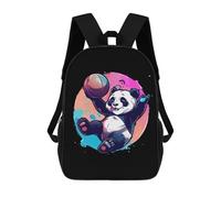 Vintage Borsa Viaggio Basketball Panda Slam Dunk Borse Da Scuola Outdoor Backpack Per Compleanno, Trekking, Idea Regalo, 42X32X14Cm