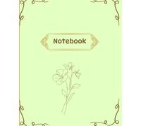 Vintage Botanical green floral -Composition notebook: A notebook for thoughts, dreams & little wonders