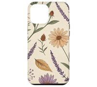 Vintage Botanical Herbarium with Lavender & Daisies Custodia per iPhone 12 Pro Max