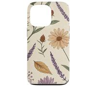 Vintage Botanical Herbarium with Lavender & Daisies Custodia per iPhone 13 Pro