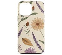 Vintage Botanical Herbarium with Lavender & Daisies Custodia per iPhone 13 Pro Max