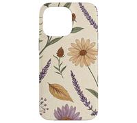 Vintage Botanical Herbarium with Lavender & Daisies Custodia per iPhone 14 Pro Max