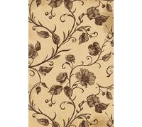 Vintage Botanical Notebook: Aesthetic Dark Academia Journal, Cottagecore Floral Composition Book