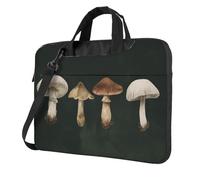 Vintage Botanical Quattro Funghi Laptop Bag Laptop Case 15.6 Pollice Borse Per Computer Imbottito Copertura Del Manicotto Per Le Donne Uomini