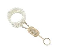 Vintage Bracciale Bianco Perle con Pietre Decorative, Elastico, Donna | Rame, Perle Sintetiche e Pietre Decorative, Stile D'epoca, per Compleanno e Iniziative di Relazioni Pubbliche