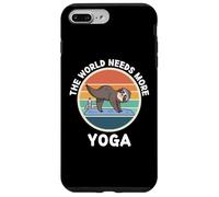 Vintage Bradipo Il Mondo Ha Bisogno Di Più Yoga Retrò Bradipi Amante Custodia per iPhone 7 Plus/8 Plus