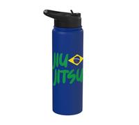 Vintage Brasiliano Jiu-Jitsu Stainless Steel Insulated Water Bottle