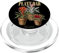 Vintage Bromelia Pianta Papà Natura Flora Giardiniere PopSockets PopGrip per MagSafe