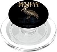 Vintage Brown Pellicano Uccello Arte Natura Guard PopSockets PopGrip per MagSafe