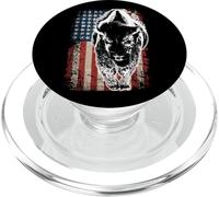 Vintage Buffalo Bandiera Americana Bisonte Patriottico regalo PopSockets PopGrip per MagSafe