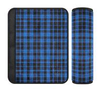 Vintage Buffalo Plaid Blu Royal 2 Pack Cintura di Sicurezza Tracolla Cuscino Più Comfort di Guida per SUV forro para cinturon de segurida