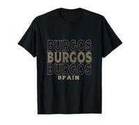 Vintage Burgos Spagna Maglietta