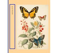 Vintage Butterfly Journal (Deep Blue): Royal Blue Edition: Traditional Korean Butterfly Pattern - 120 Lined Pages for Calm Reflection & Daily Journaling