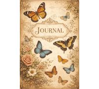 Vintage Butterfly Journal with Inspirational Quotes: A Lined Notebook for Self-Reflection, Creative Expression, and Personal Growth