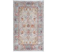 Vintage Caccia Stile Affliggere Heat-Set Area Tappeto Turkish Orientale Tappeto