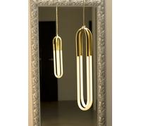 Vintage Caffè LED Tubi Lampada Art Deco Kinolampe Bauhaus Lampada 50er Anni [EEK: B]