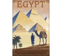 vintage Cairo Notebook: Egypt Travel Journal: 100 page lined notebook
